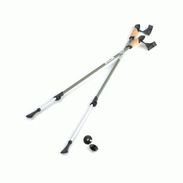 Walking poles aluminum cork